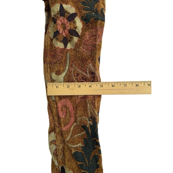 Trimdin S? Brocade Jacket Blazer Wearable Art Floral Reversible Provence Garden - Picture 12 of 14